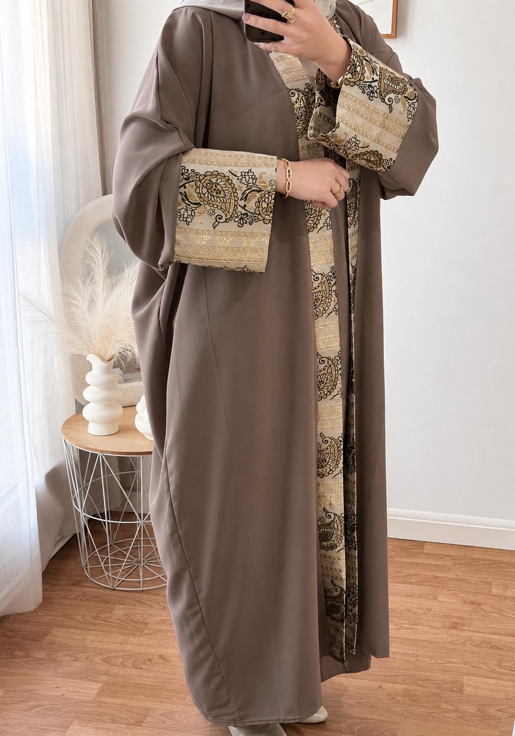 ENSEMBLE NOUR -3 PIECES | TAUPE