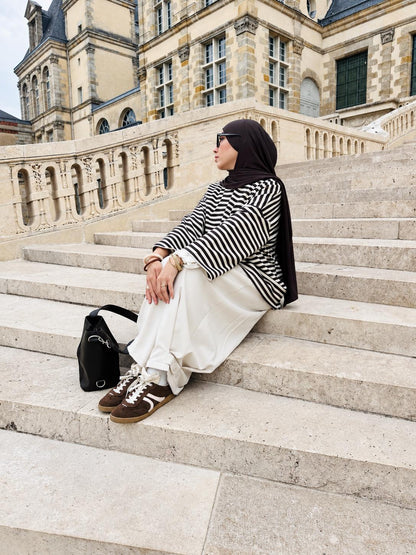 Pantalon barrel | Beige