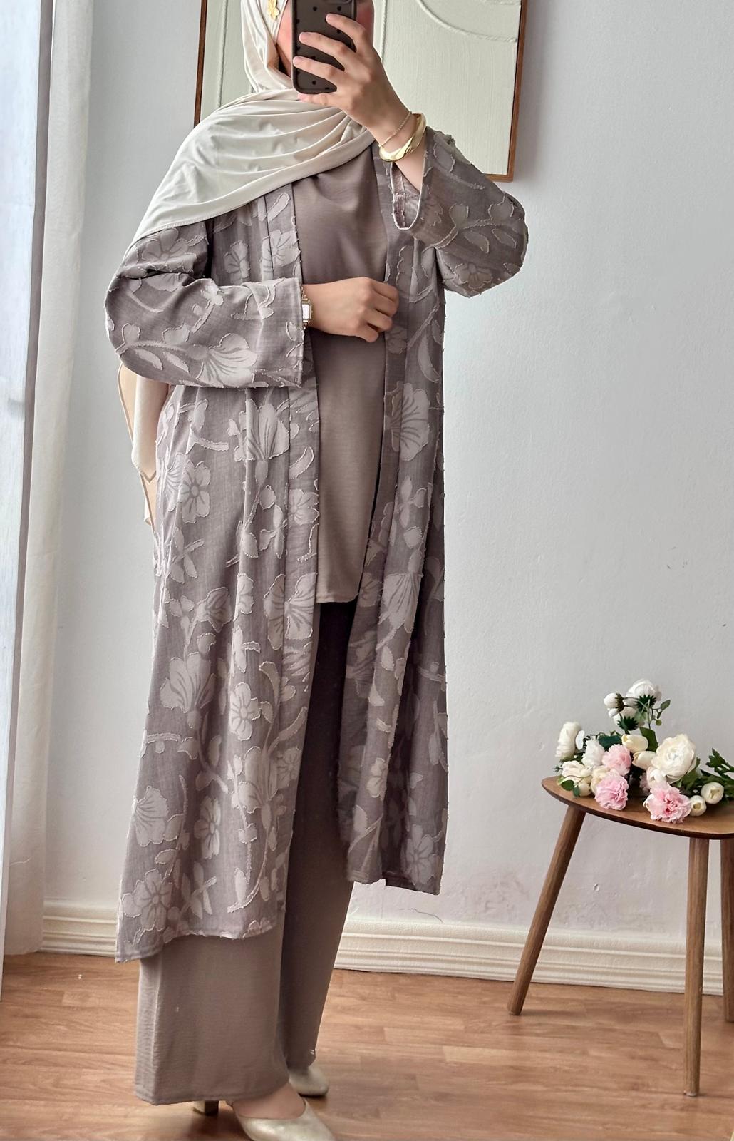 Ensemble 3 pièces Flora | Taupe