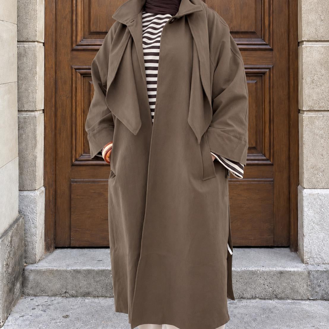 Trench coat Ghaïda | Taupe