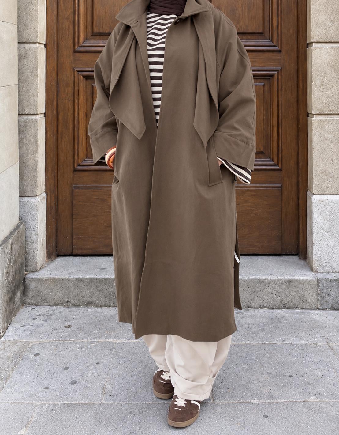 Trench coat Ghaïda | Taupe