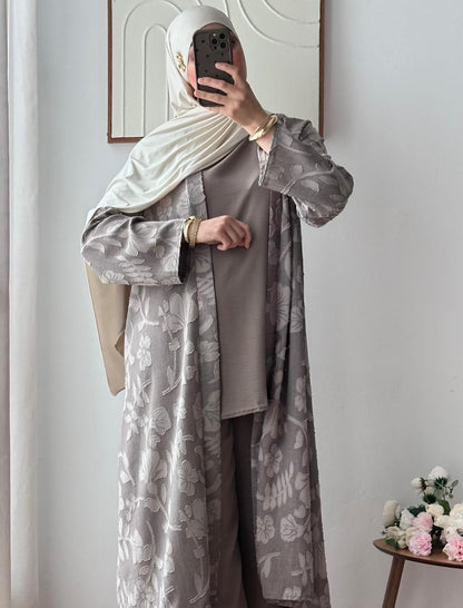 Ensemble 3 pièces Flora | Taupe