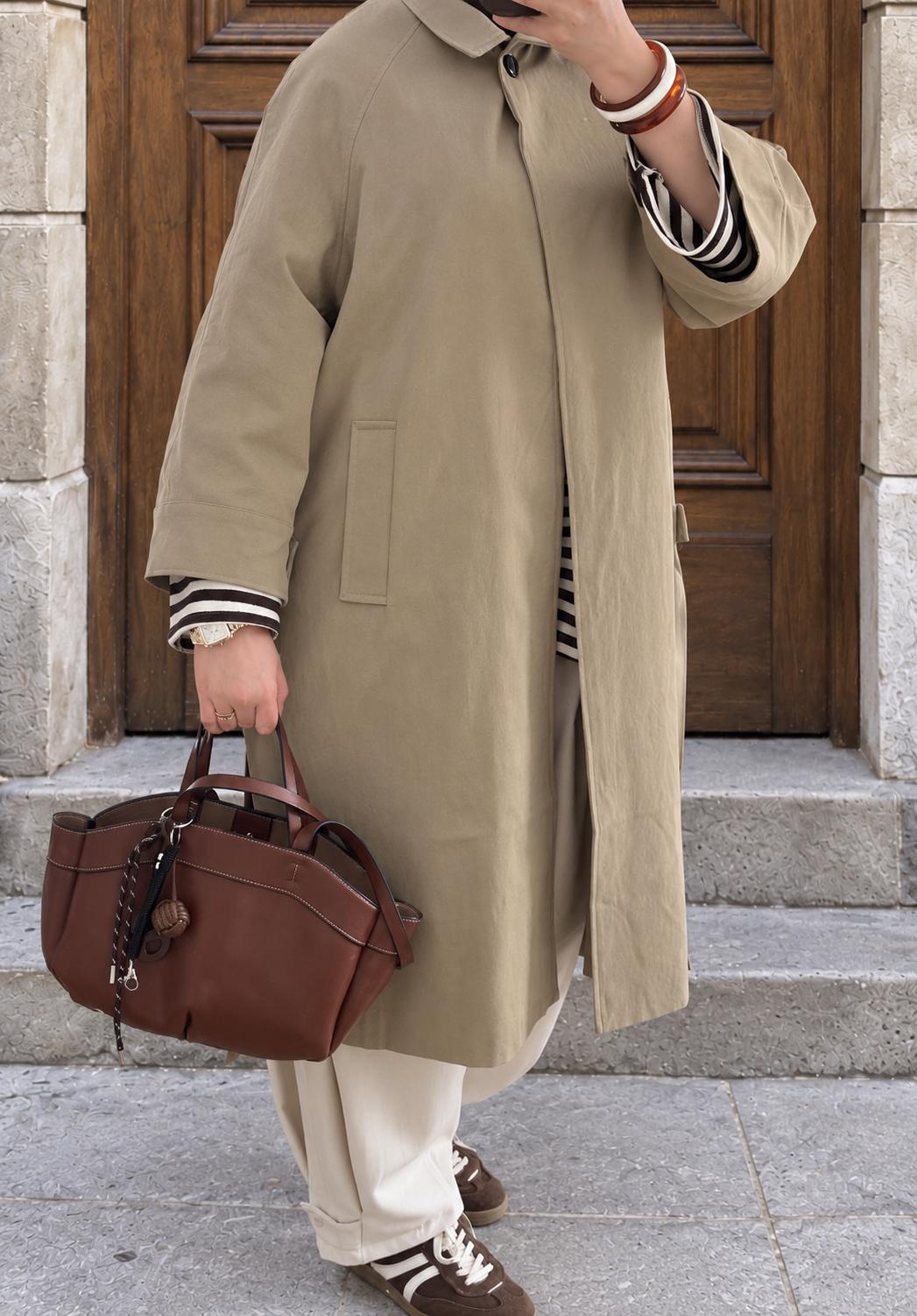 Trench Ghaïda| Beige