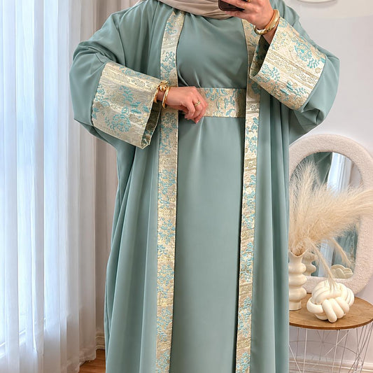 ENSEMBLE NOUR -3 PIECES | Sauge