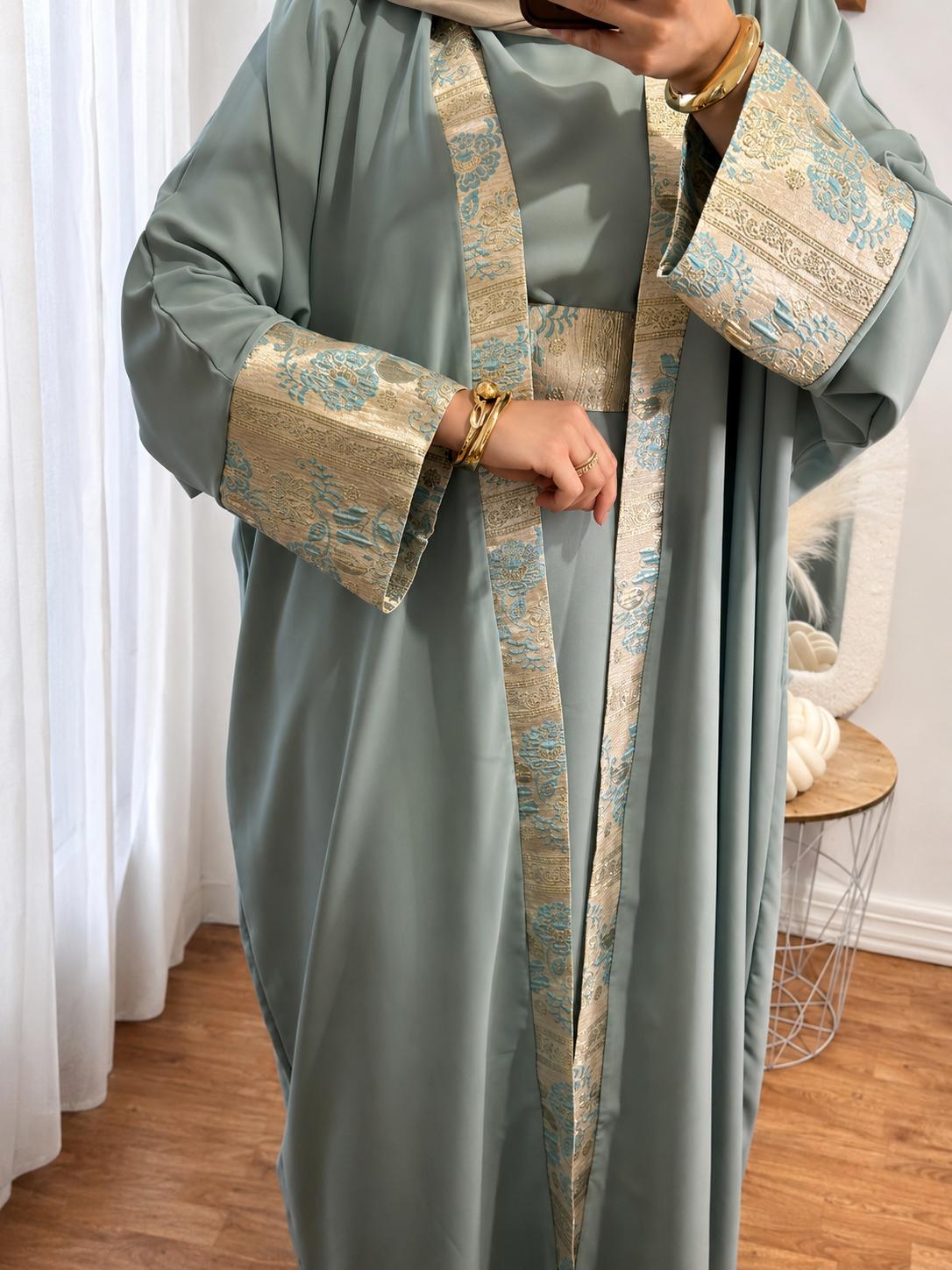 ENSEMBLE NOUR -3 PIECES | Sauge